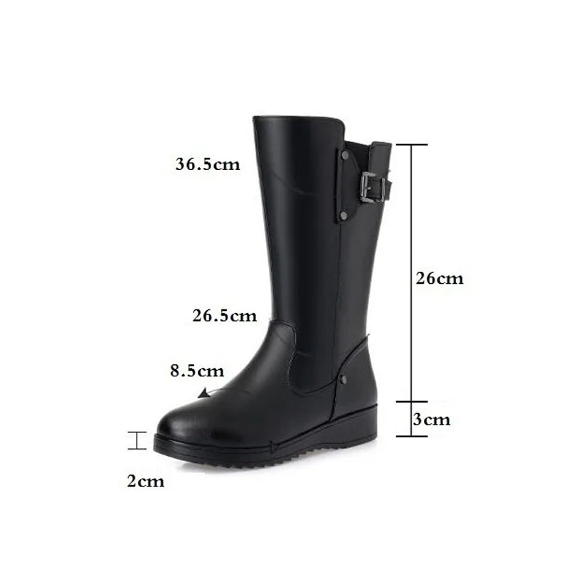 Botte orthopédique femme imperméable haute