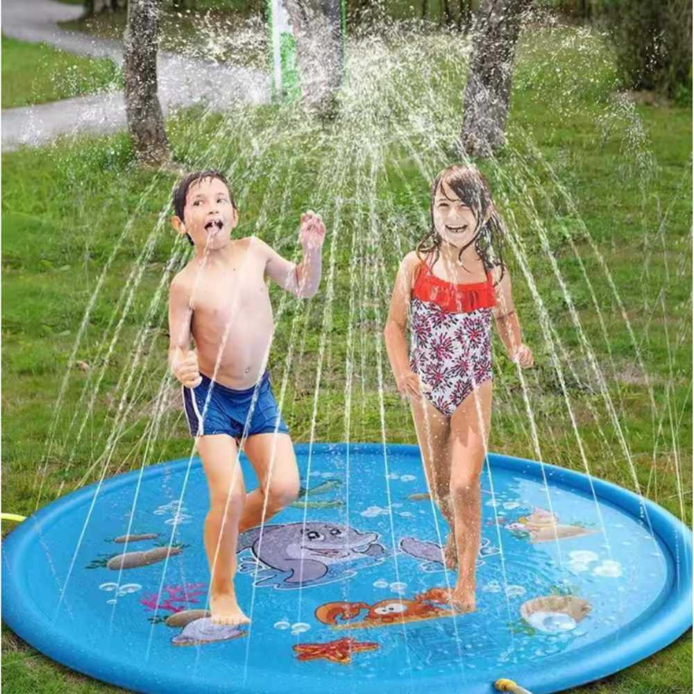 AquaLearn Tapis Splash Enfants | Jeu d’Eau Rafraîchissant et Éducatif