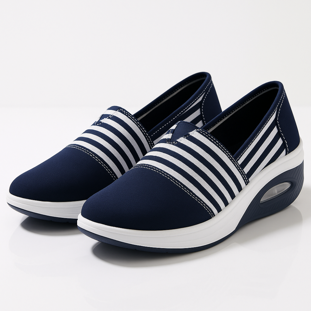 Chaussures Été Femme Slip-On – Confort Souple et Enfilage Rapide