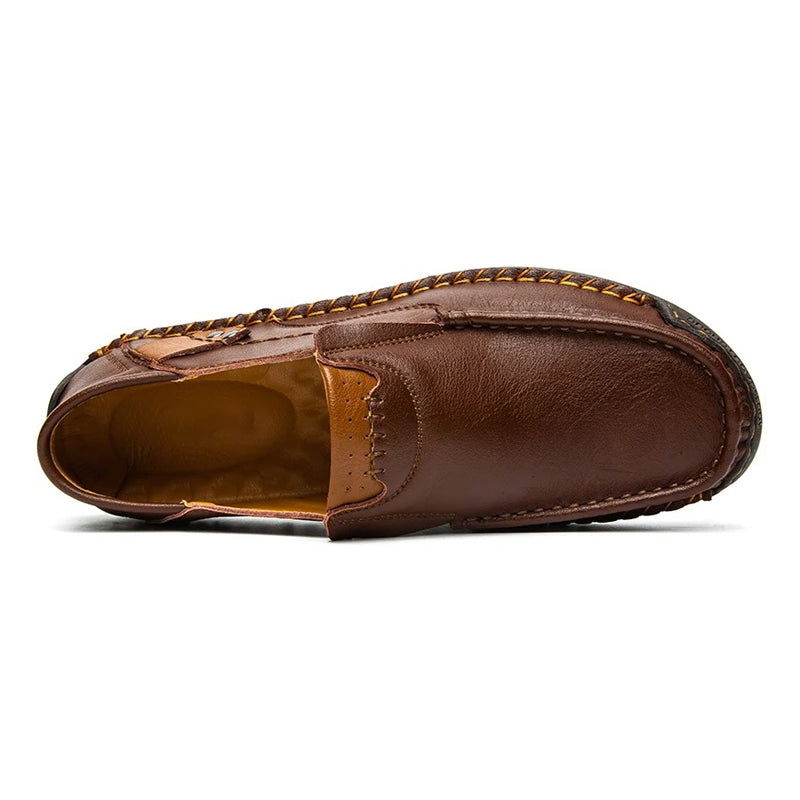 Mocassin orthopédique homme souple et marche confort