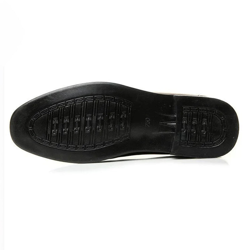 Mocassin orthopédique homme bout carré élégant