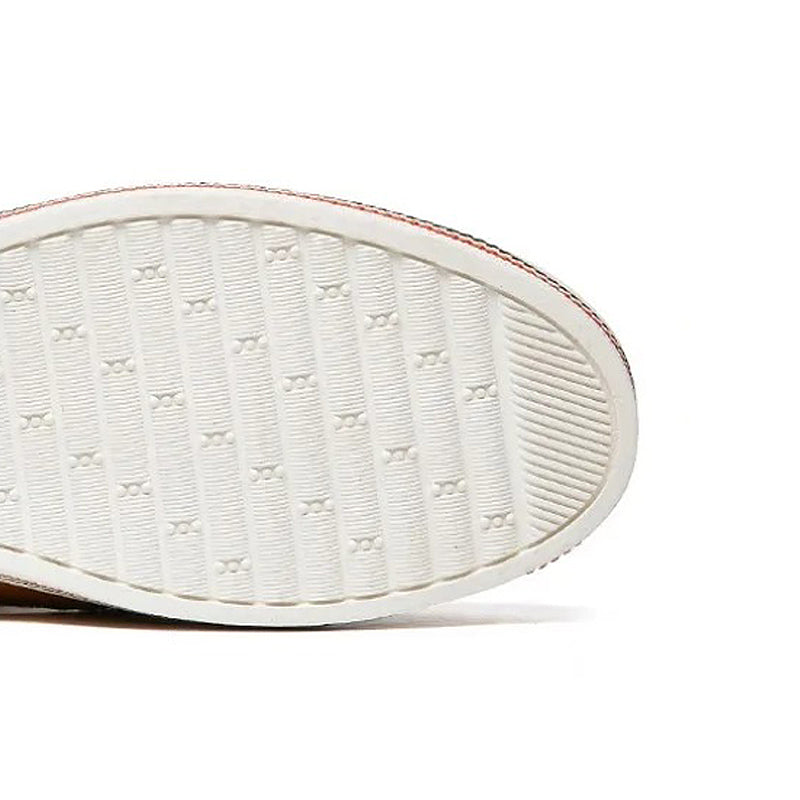 Mocassin orthopédique homme couture contrastée