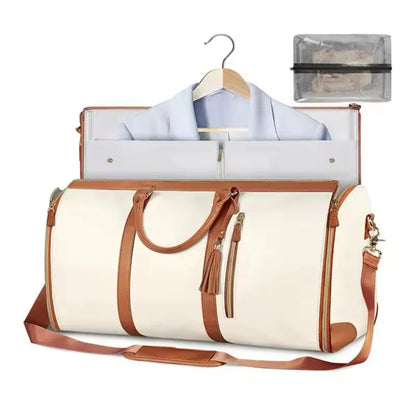 Pli'Voyage Beige Marron | Ultra-léger Durable Élégant Pratique Pliable et Compact