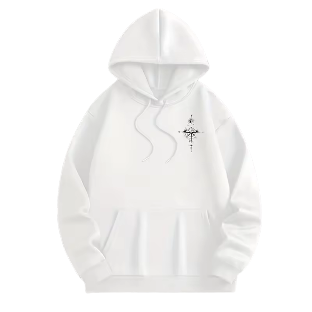 François - Géométrique Veste Pull à Capuche