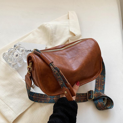 Sac Bandoulière Compact Élégant en Cuir PU | Léger et Stylé