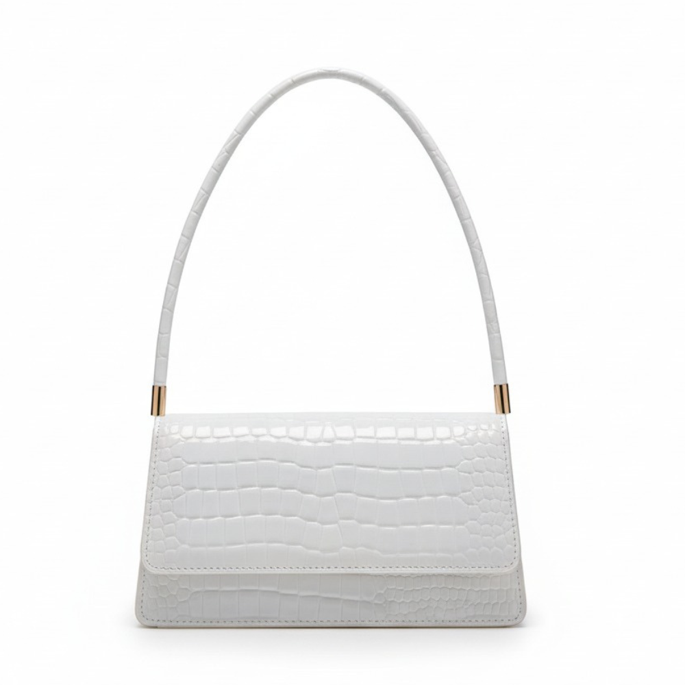 Sac à Main Classique à Motif Croco | Sac Bandoulière Élégant, Raffiné