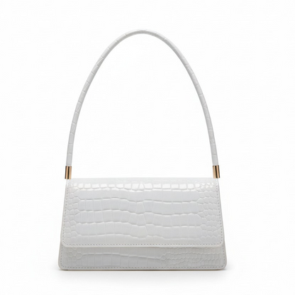 Sac à Main Classique à Motif Croco | Sac Bandoulière Élégant, Raffiné