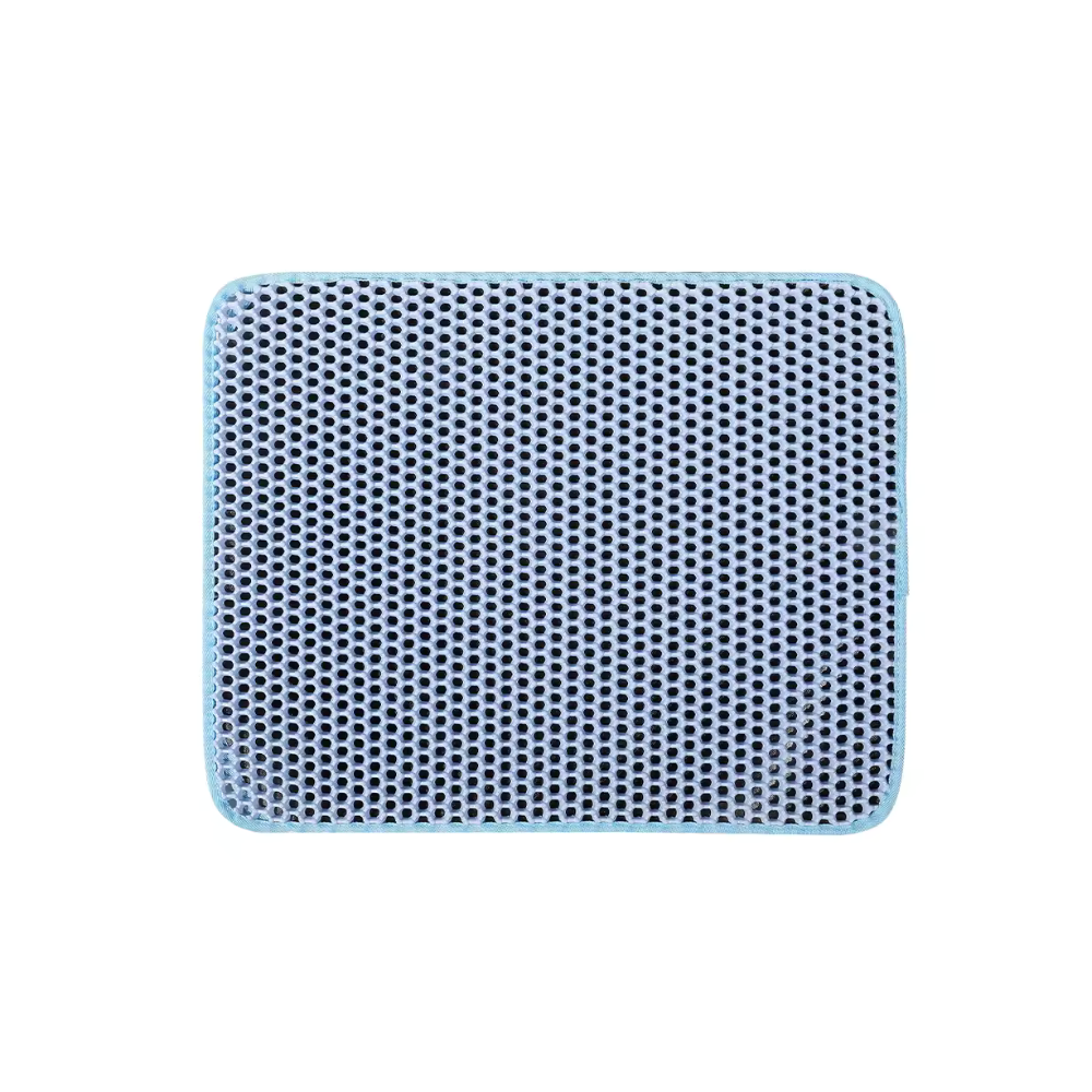 Tapis Litière Chat Double Couche | Protection Anti-Dispersion Nid d’Abeille