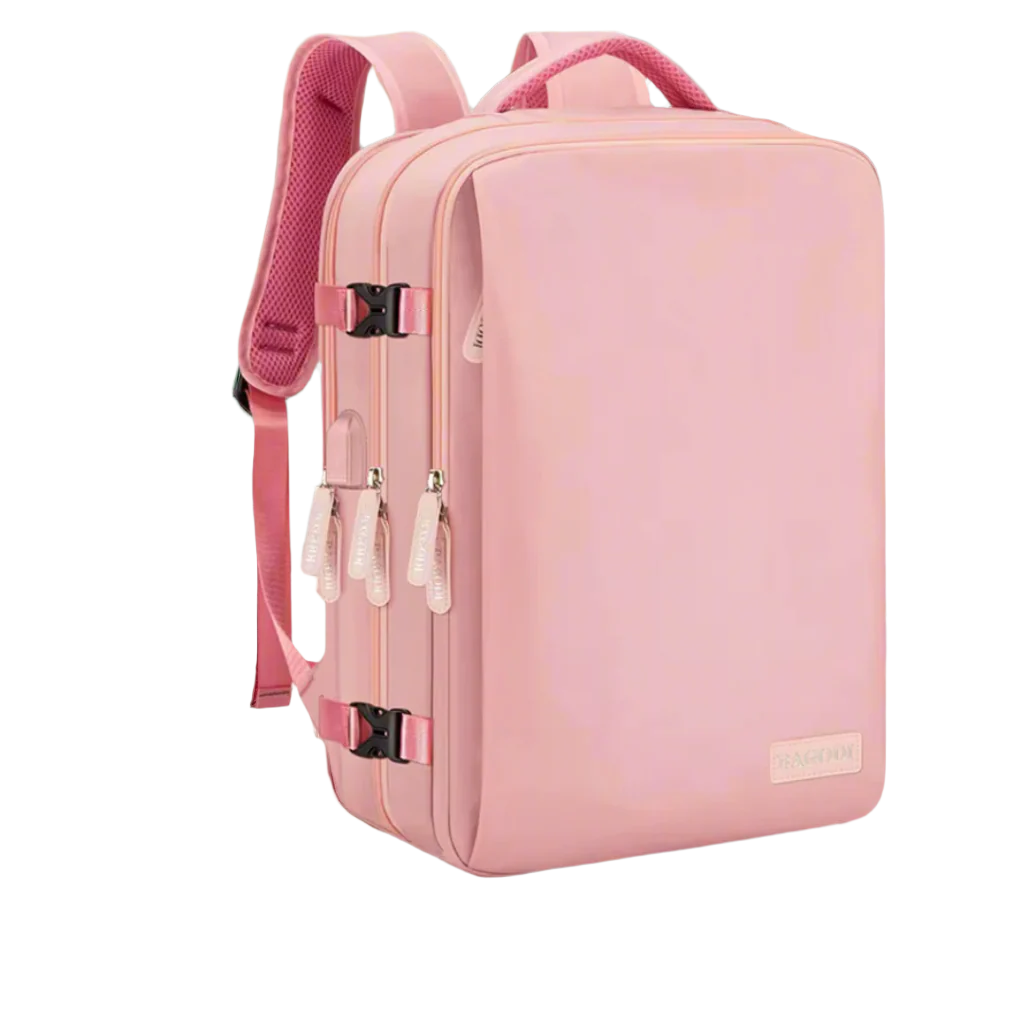 NomadX Sac à Dos Rose | Grande Capacité et Compartiment pour Laptop