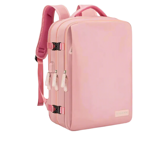 NomadX Sac à Dos Rose | Grande Capacité et Compartiment pour Laptop