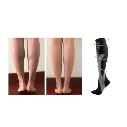 Chaussettes de Compression Orthopédiques de Sport | Soulagement Douleur & Gonflement