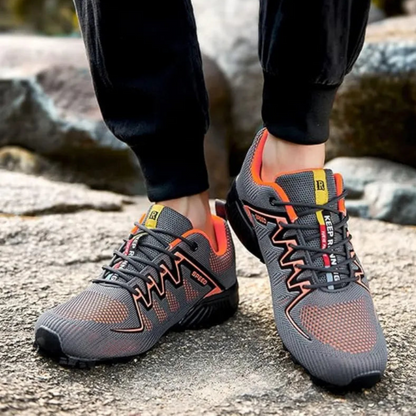 TrailEase Chaussures Trek | Confort Orthopédique Léger, Semelle Antidérapante