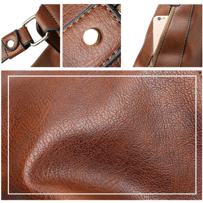 Sac Bandoulière Classique En Similicuir PU | Spacieux, Élégant