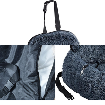 CozyRide Siège Auto 2‑en‑1 pour Animaux | Confort et Protection Partout