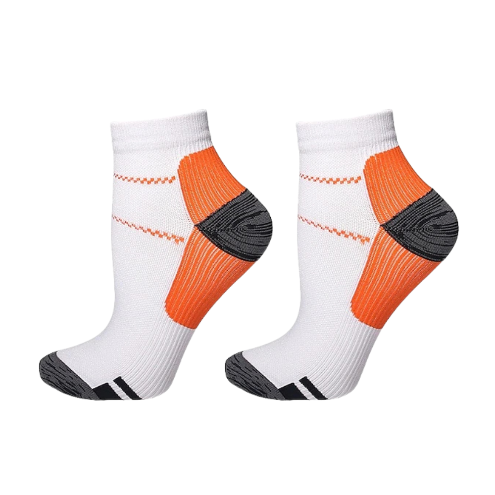 6 Paire + 6 Paire Offerte / Orange / 43 - 46