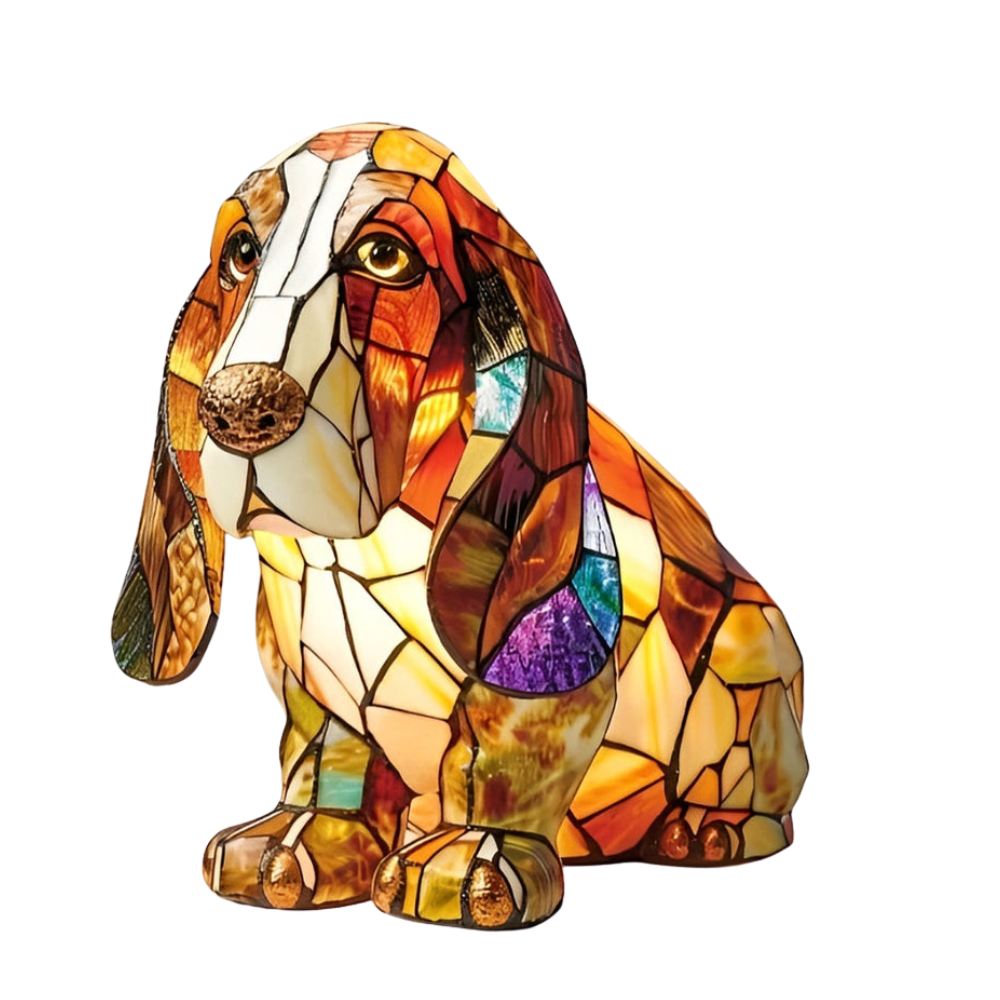 Lampe Souvenir Chien LED – Lumière Apaisante et Design Émotionnel