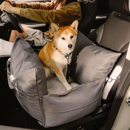 Siège Auto pour Chien de Luxe | Sûr et Confortable