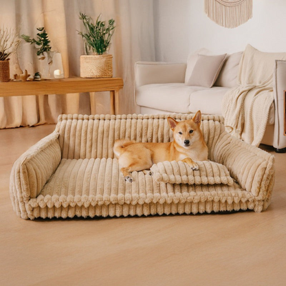 DreamPaws Lit Orthopédique pour Chien | Confort Doux et Lavable