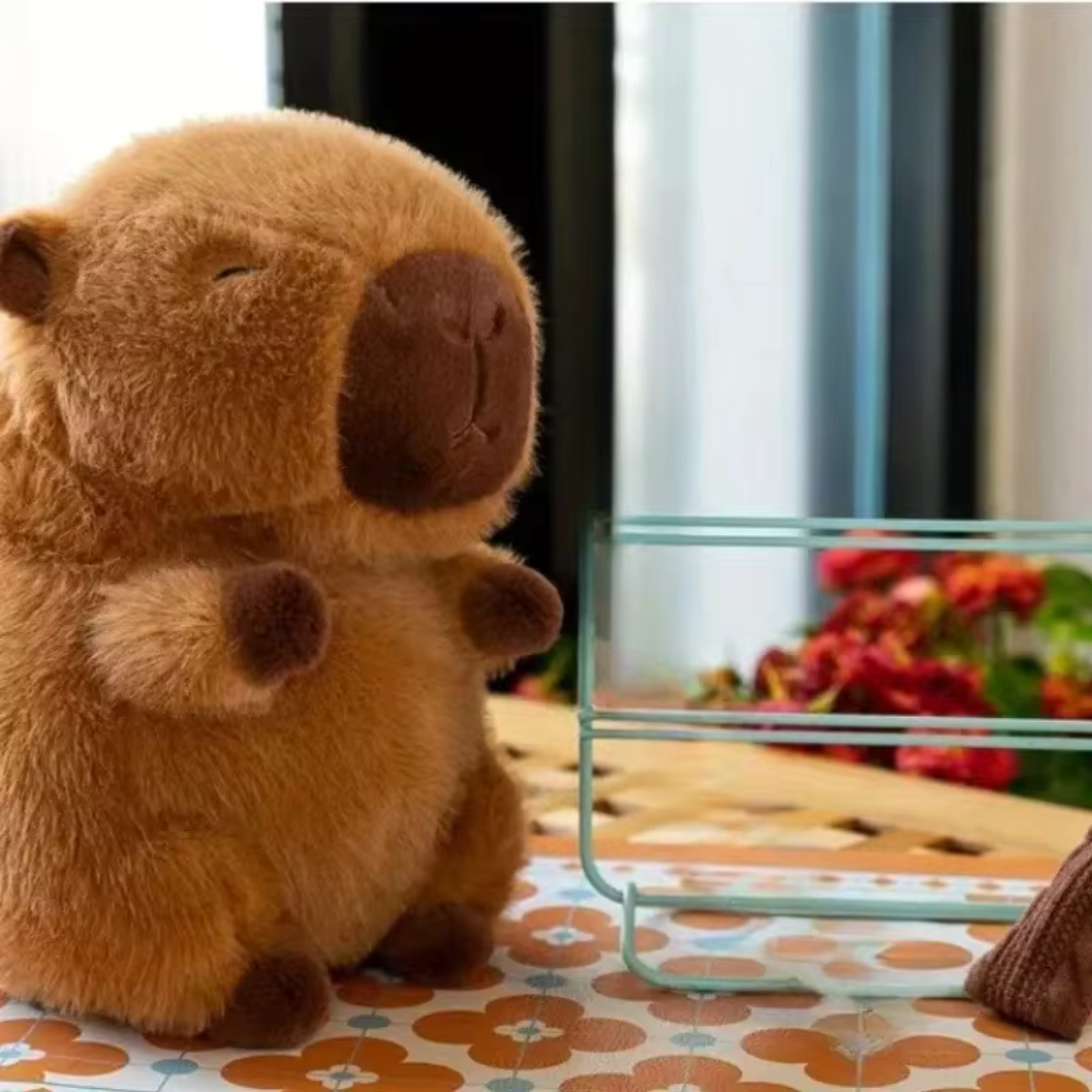 Peluche capybara kawaii | Idéale pour enfants et déco