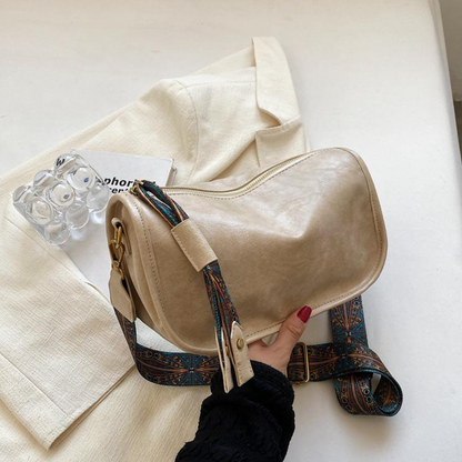 Sac Bandoulière Compact Élégant en Cuir PU | Léger et Stylé