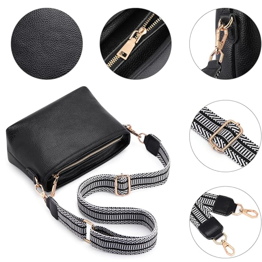 Sac Bandoulière Moderne Femme avec Sangle Réglable | Simple et Compact
