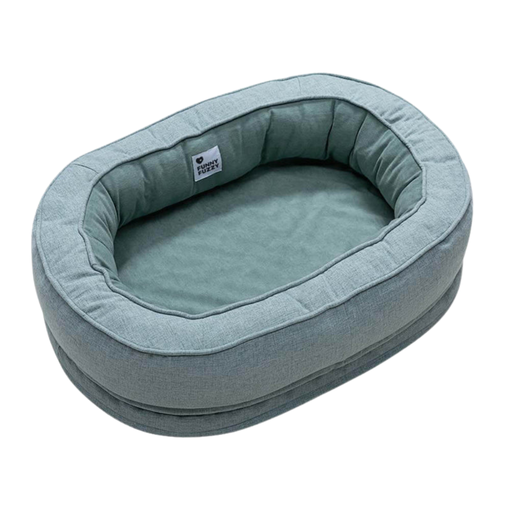 Lit Donut Apaisant pour Chien – Confort Moelleux et Soutien Lombaire