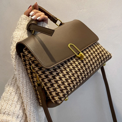 Sophie - Sac à Bandoulière Pied-de-Poule