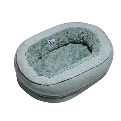 Lit Donut Apaisant pour Chien – Confort Moelleux et Soutien Lombaire