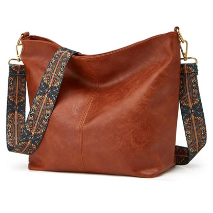 Sac Bandoulière Bohème 2-en-1 en Cuir Vegan | Écologique & Léger