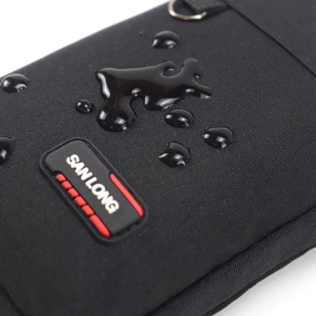 UrbanRunner Noir | Sac Banane Étanche Voyage et Sport pour Hommes