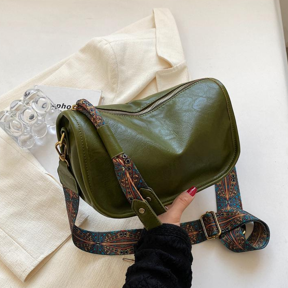 Sac Bandoulière Compact Élégant en Cuir PU | Léger et Stylé