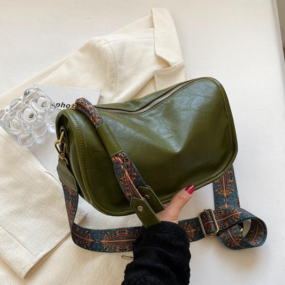 Sac Bandoulière Compact Élégant en Cuir PU | Léger et Stylé