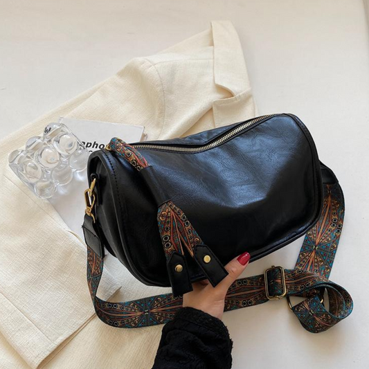 Sac Bandoulière Compact Élégant en Cuir PU | Léger et Stylé