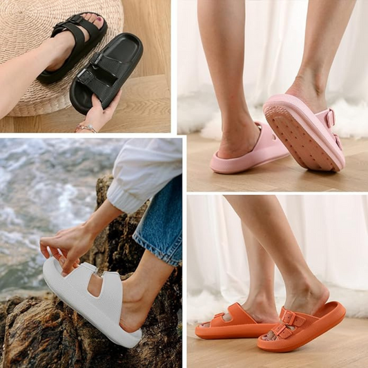 Sandales Orthopédiques Réglables Confort Unisexes | Soutien Amorti Toute la Journée