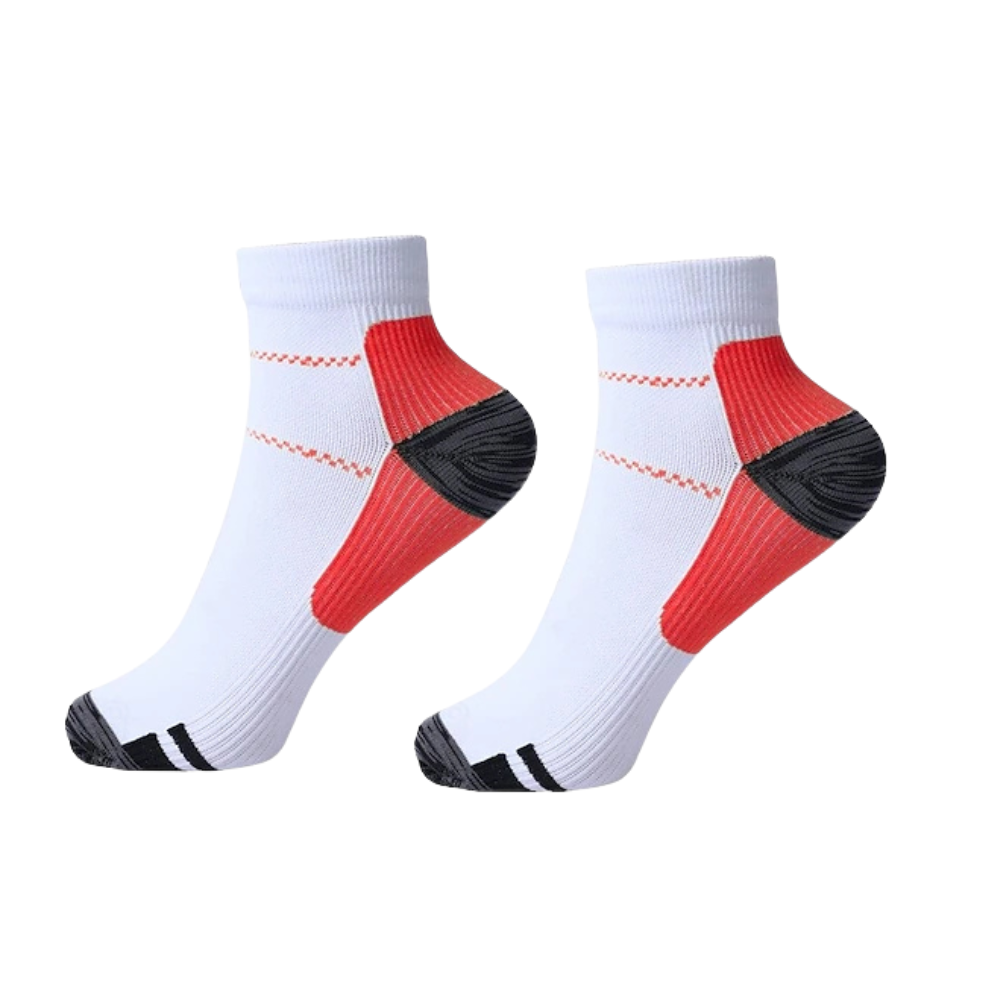 6 Paire + 6 Paire Offerte / Rouge / 43 - 46