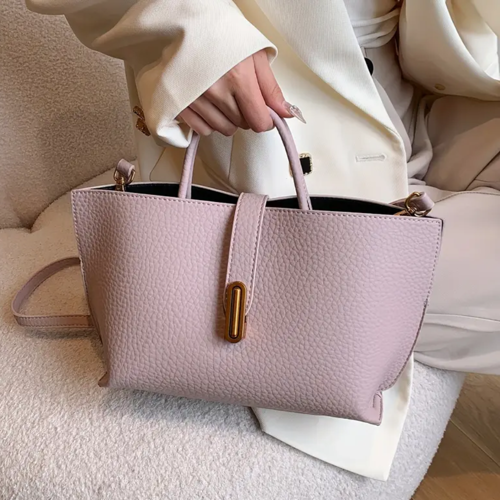 Sac Bandoulière Minimaliste avec Pochette Intérieure | Sac à Main Léger