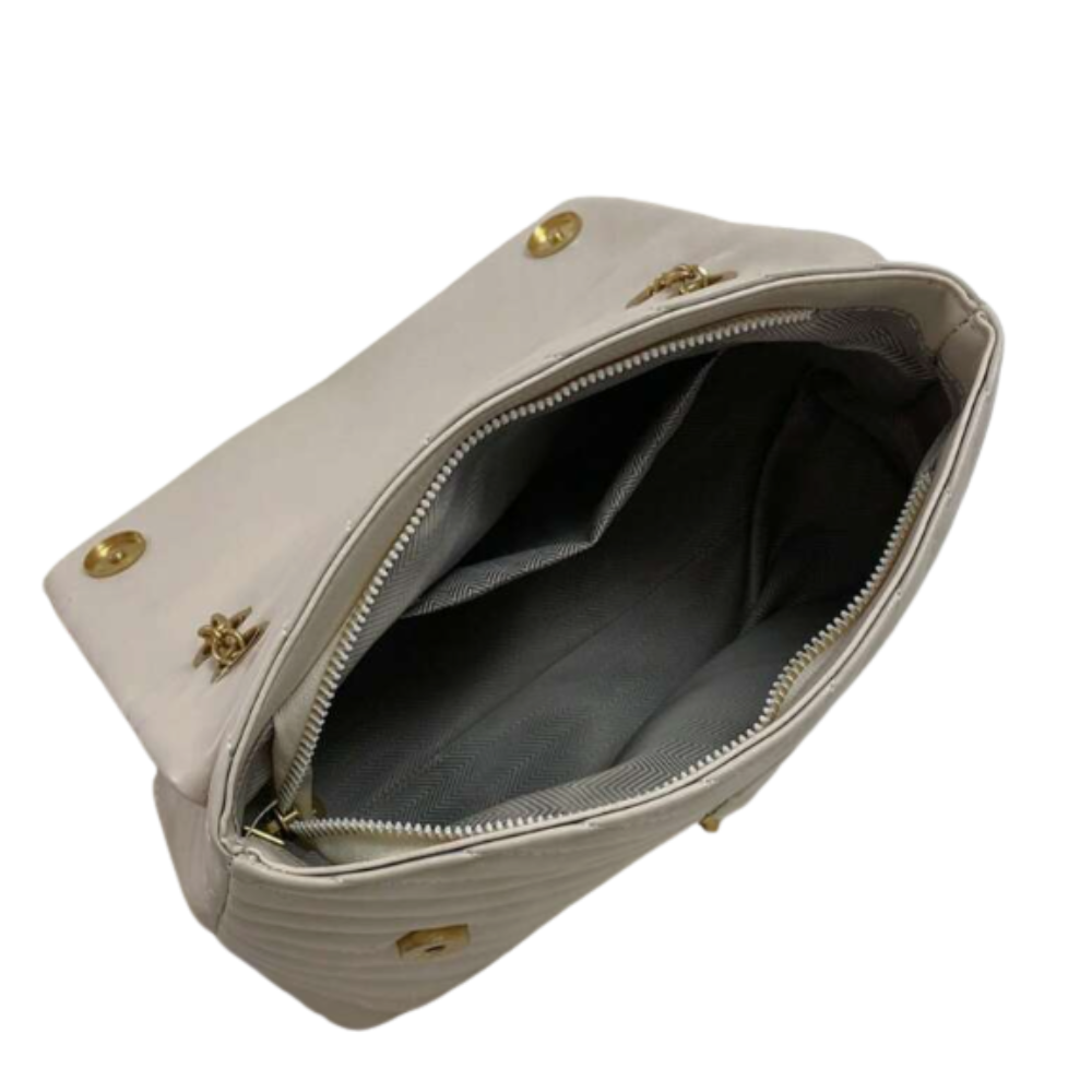 Sac Bandoulière Matelassé avec Chaîne | Sac Épaule Élégant & Pratique