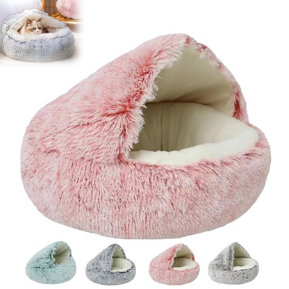 Lit Couvert Fausse Fourrure pour Animaux | Chaud Apaisant Lit