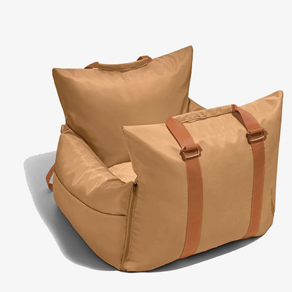 Siège Auto pour Chien de Luxe | Sûr et Confortable