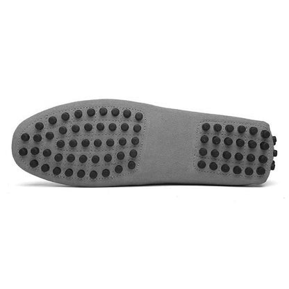 Mocassin orthopédique homme suède souple et casual