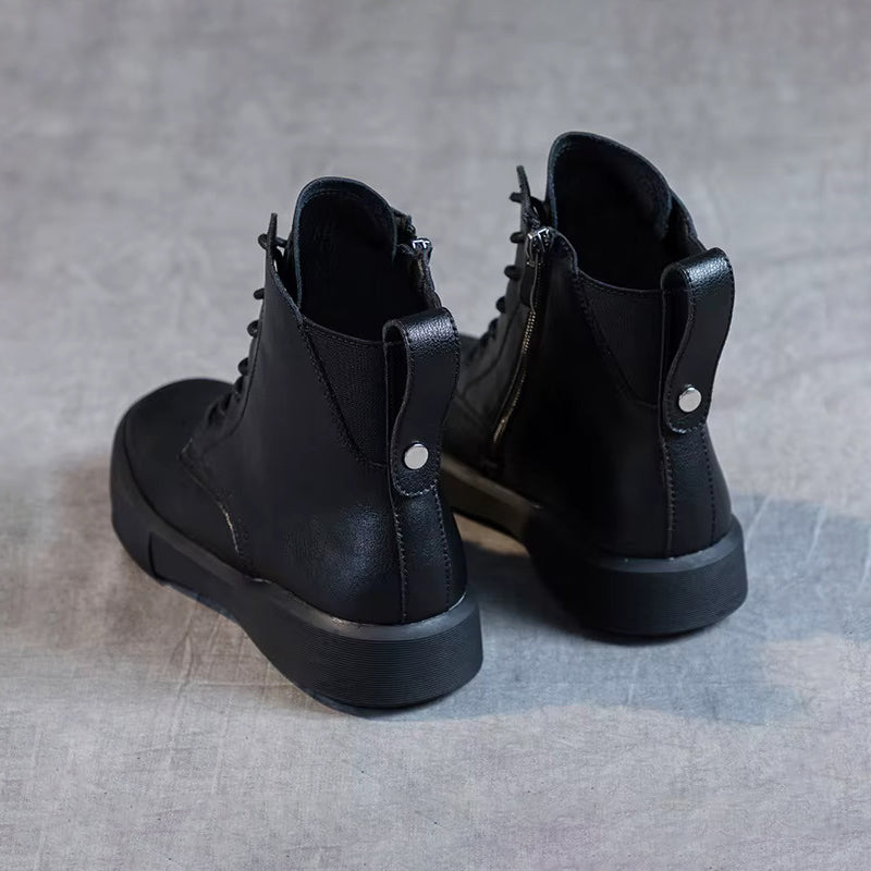 Botte orthopédique femme à lacets pratiques