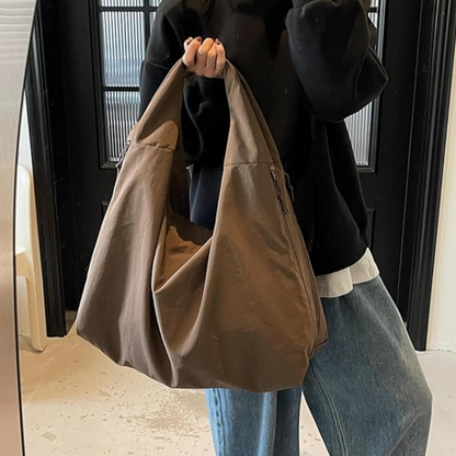 Grand Sac Fourre-Tout Souple et Ample | Sac Bandoulière Léger