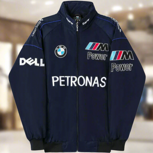 Veste Bomber BMW Racing Unisexe | Veste Vintage Inspirée Motorsport