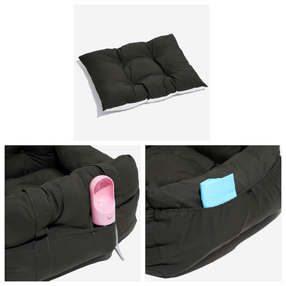 PawRide Siège Auto pour Chien | Lit de Voyage Portable, Confortable