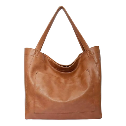 Grand Sac Cabas en Similicuir Luxe | Look Vintage Moderne