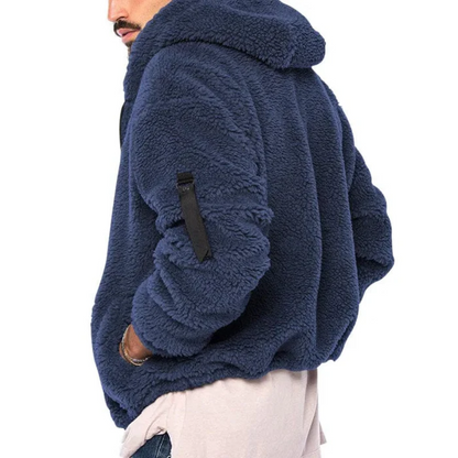 André - Hoodie Sherpa Zippée