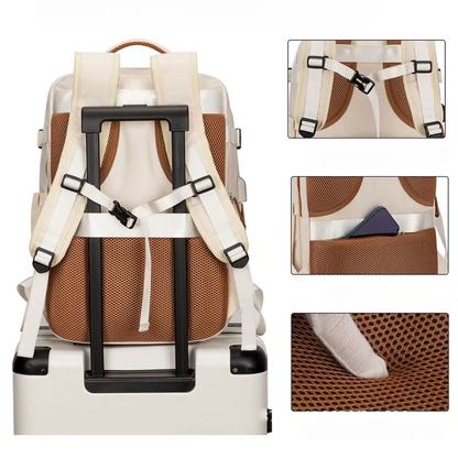 NomadX Sac à Dos Noir | Grande Capacité et Compartiment pour Laptop