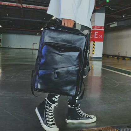 Sac à Dos Homme en Similicuir pour Ordinateur Portable | Moderne, Élégant