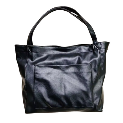 Grand Sac Cabas en Similicuir Luxe | Look Vintage Moderne