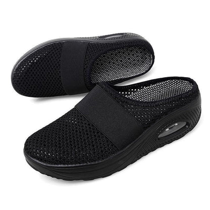 Sabot orthopédique femme avec tissu extensible et soutien